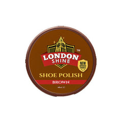 LONDON SHINE WAX SHOE POLISH 48ML BROWN
