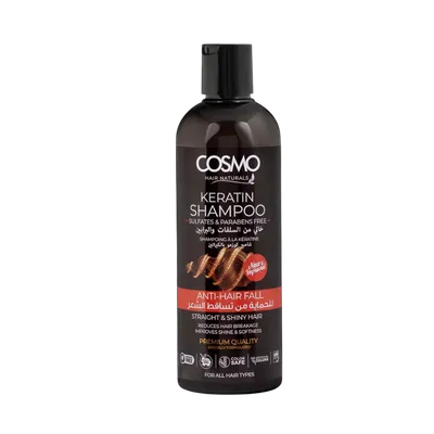 COSMO KERATIN SHAMPOO 480ML ANI HAIR FALL