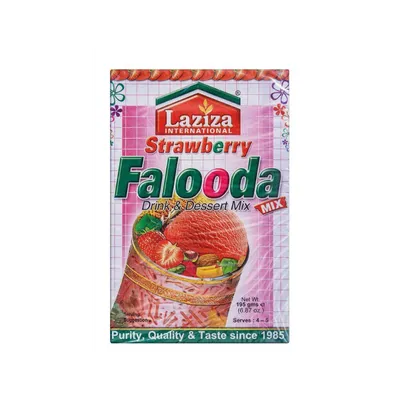 LAZIZA FALOODA MIX 195GM STRAWBERRY