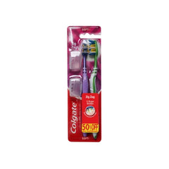 COLGATE TOOTH BRUSH ZIGZAG TWIN PACK SOFT