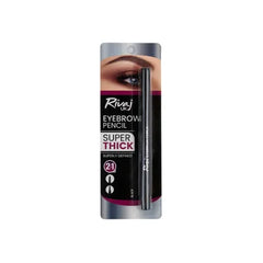 RIVAJ SUPER THICK BLACK 2IN1 EYEBROW PENCIL