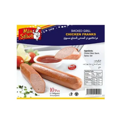 MONSALWA GRILLED SMOKED FRANK FURTER 10PCS