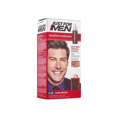 JUST FOR MEN HAIR COLOR 45 DARK BROWN