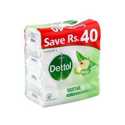 DETTOL SOAP 4PCS BUNDLE PACK 110GM SOOTHE