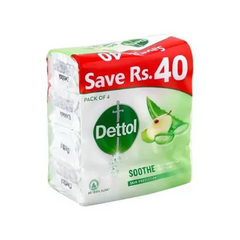 DETTOL SOAP 4PCS BUNDLE PACK 110GM SOOTHE