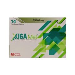 XIGA TAB MET 5/1000MG