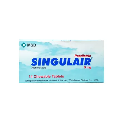SINGULAIR TAB 5MG CHEWABLE ***