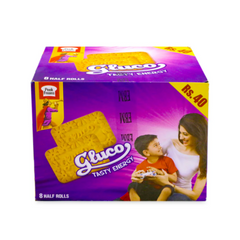GLUCO BISCUITS HALF ROLL 8PCS