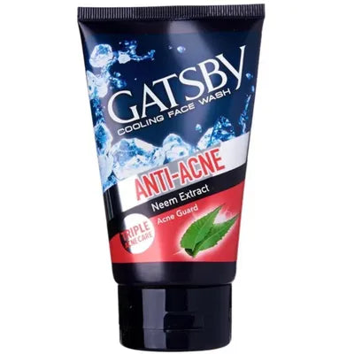 GATSBY FACE WASH 100GM ANTI ACNE