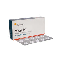 MISAR TAB H 80/12.5MG 20S