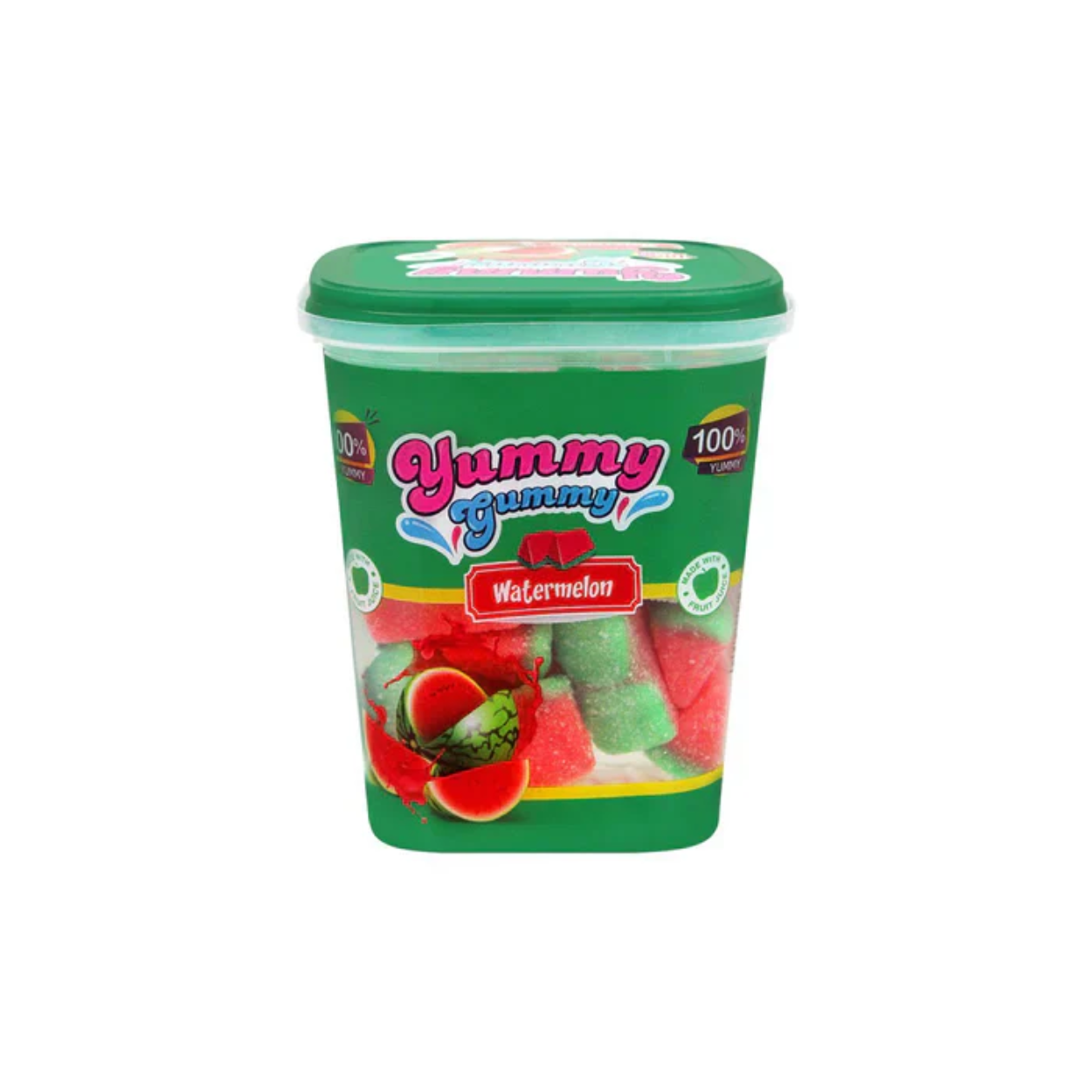 YUMMY GUMMY JELLY WATERMELON JAR 175 GM