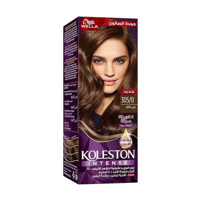 WELLA KOLESTON HAIR COLOR# 305/0 NATURAL BLACK SEMI KIT 60 ML