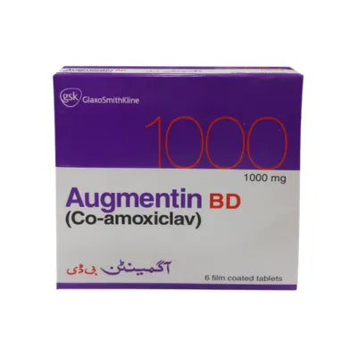 AUGMENTIN TAB BD 1GM 12S