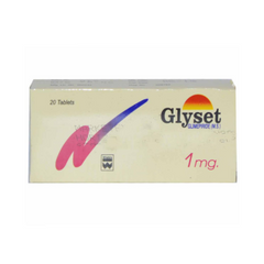 GLYSET TAB 1MG
