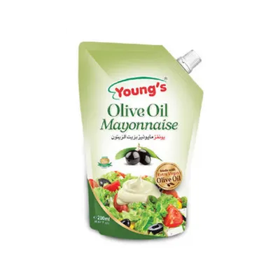 YOUNGS OLIVE OIL MAYONNAISE 200ML