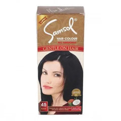 SAMSOL HAIR COLOR 45 BLACK