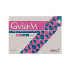 GVIA TAB M 50/500MG 28S