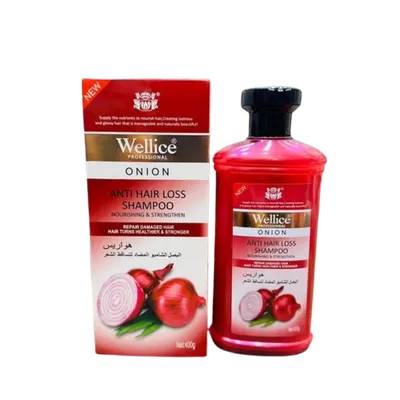 WELLICE SHAMPOO 400ML ONION ANTI HAIR LOSS