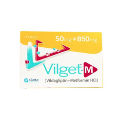 VILGET TAB 50 850MG 28S