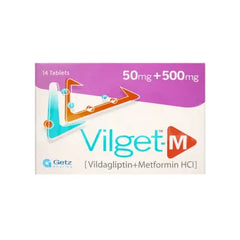 VILGET TAB M 50 500MG 28S