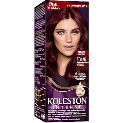 WELLA KOLESTON HAIR COLOR# 304/6 BURGUNDY