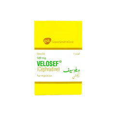 VELOSEF INJ 500MG IV/IM