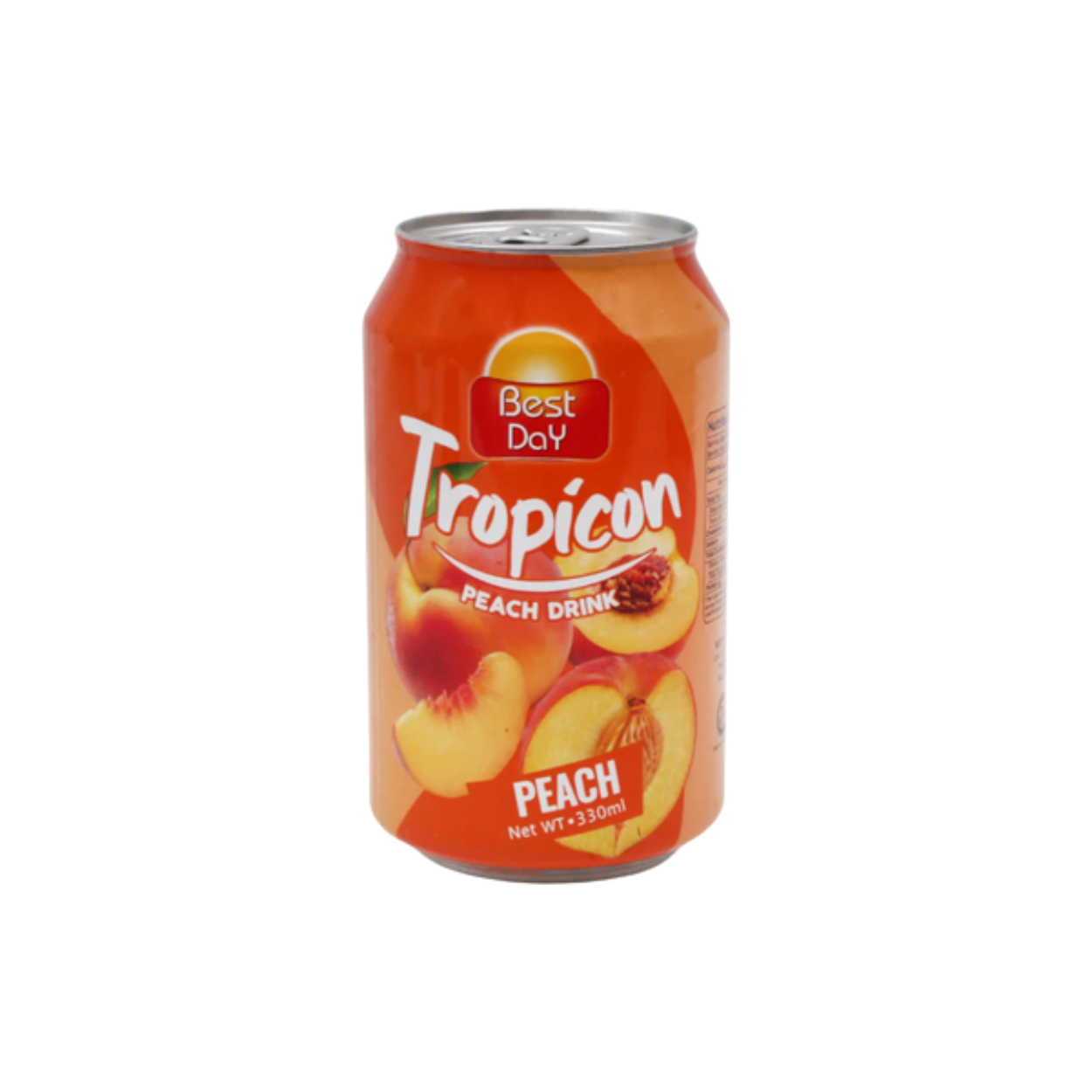 BEST DAY TROPICON DRINK 330ML CAN PEACH
