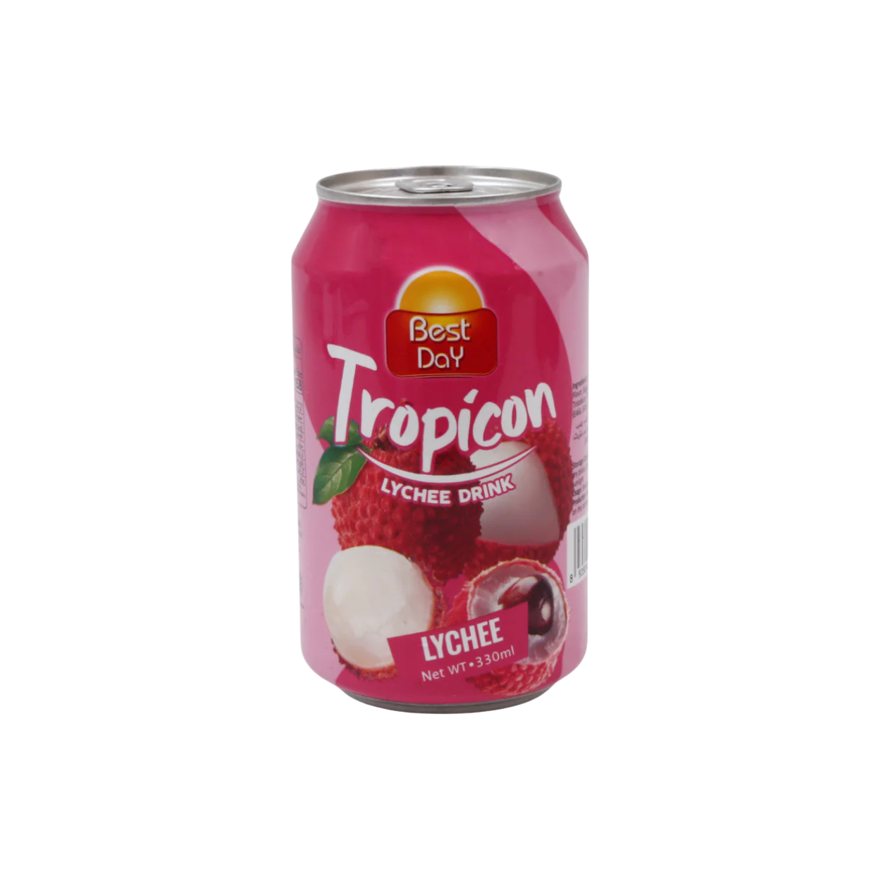 BEST DAY TROPICON DRINK 330ML CAN LYCHEE