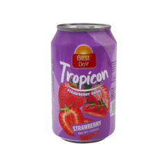 BEST DAY TROPICON DRINK 330ML CAN STRAWBERRY