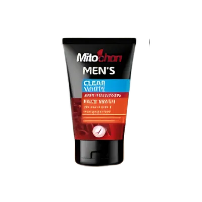 MITOCHON MENS FACE WASH 100ML CLEAR WHITE