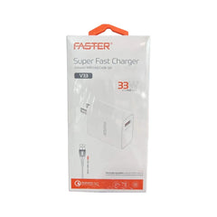 FASTER CHARGER V33 QC33W TYPE C