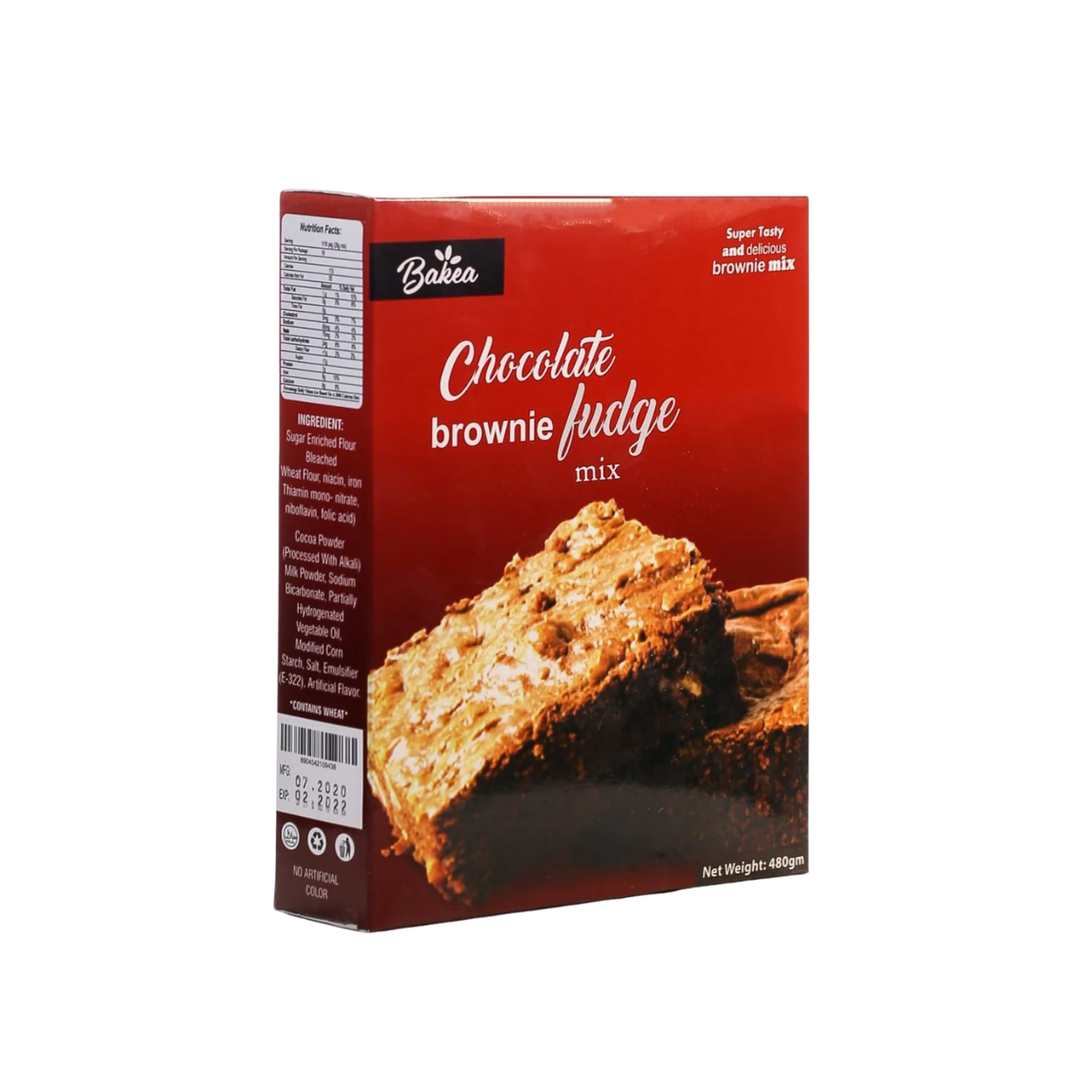 BAKEA CHOCOLATE MIX 480GM FUDGE BROWNIE