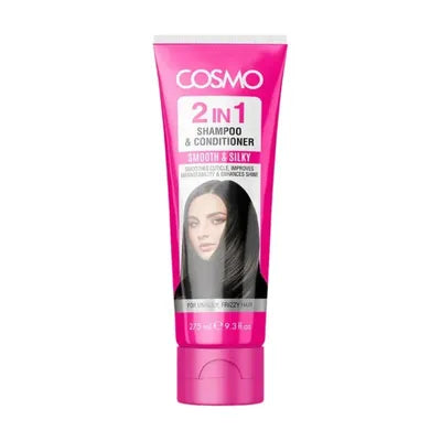 COSMO 2IN1 SHAMPOO&CONDITIONER 275ML SMOOTH&SILKY