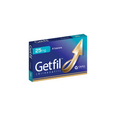 GETFIL TAB 25MG 4S