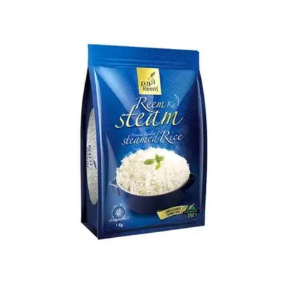 REEM RICE 1KG STEAM BLUE
