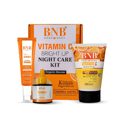 BNB BRIGHT UP NIGHT CARE 6PIC KIT VITAMIN C