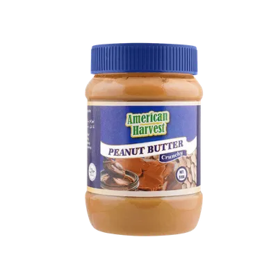 AMERICAN HARVEST PEANUT BUTTER 510GM CRUNCHY