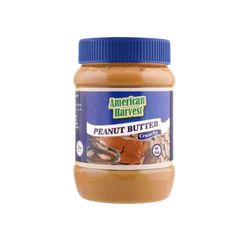 AMERICAN HARVEST PEANUT BUTTER 510GM CRUNCHY
