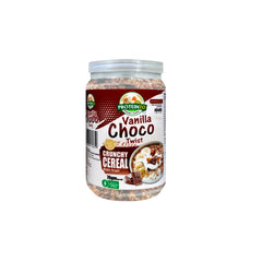 PROTEINZO CRUNCHY CEREAL VANILLA CHOCO TWIST 70GM JAR