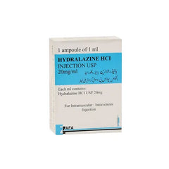 HYDRALAZINE INJ 20MG IV/IM