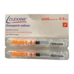 CLEXANE INJ 6000ANTI-XA IU/0.6ML *** 14