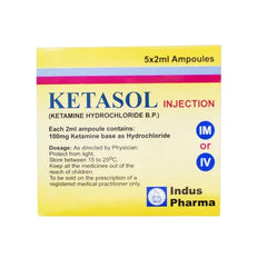 KETASOL INJ 100MG 2ML