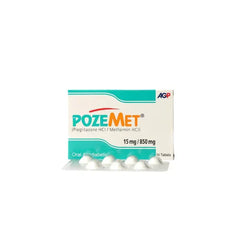 POZEMET TAB 15/850MG