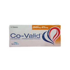COVALID TAB 160/25MG