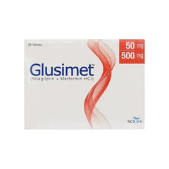 GLUSIMET TAB 50/500MG