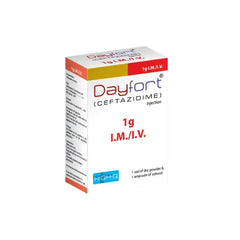 DAYFORT INJ 1GM IV /IM