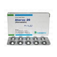 ATORVA TAB 20MG 20S