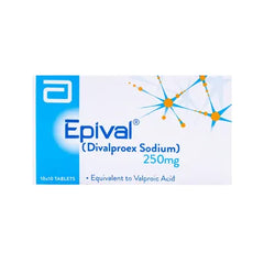 EPIVAL TAB 250MG******(RX)