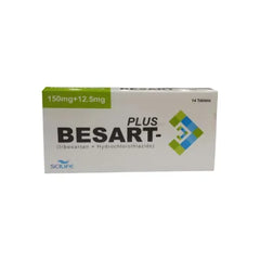 BESART TAB PLUS 150+12.5MG