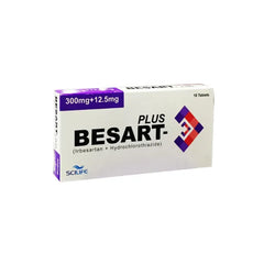 BESART TAB PLUS 300MG+12.5MG